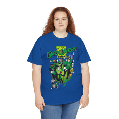 Green Lantern Corps T-Shirt - Joe Staton Art - Hal Jordan, John Stewart, Arisia, Kilowog, Katma Tui - DC Comics
