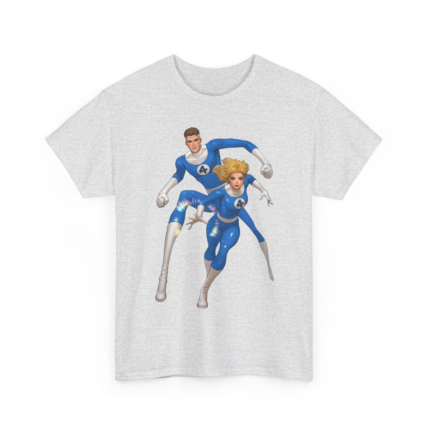 Mr. Fantastic & Invisible Woman T-Shirt - David Nakayama Art - Fantastic Four - Marvel Comics