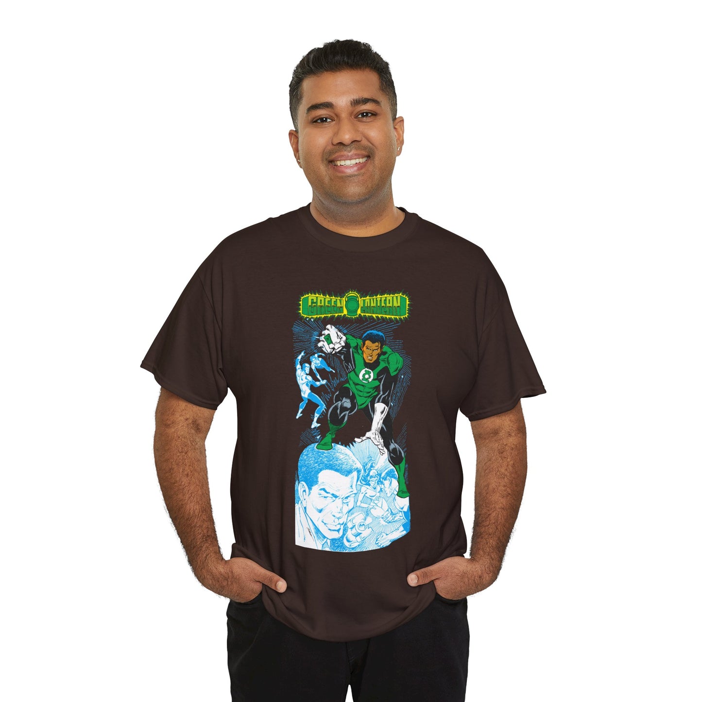 John Stewart Green Lantern T-Shirt - Joe Staton Art - Who's Who in the DC Universe Art - Sector 2814 - DC Comics