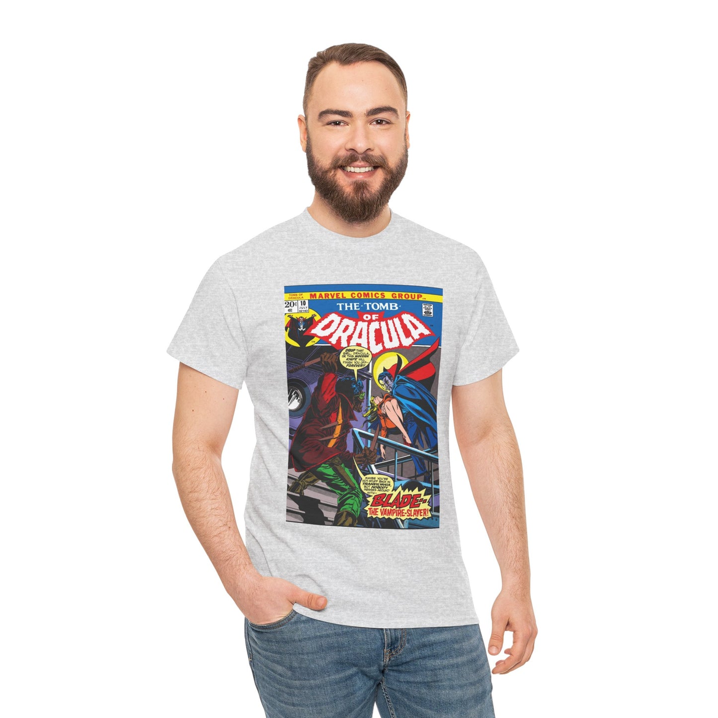 Tomb of Dracula T-Shirt - #10, First Appearance of Blade, Vampire Hunter - Marvel Comics