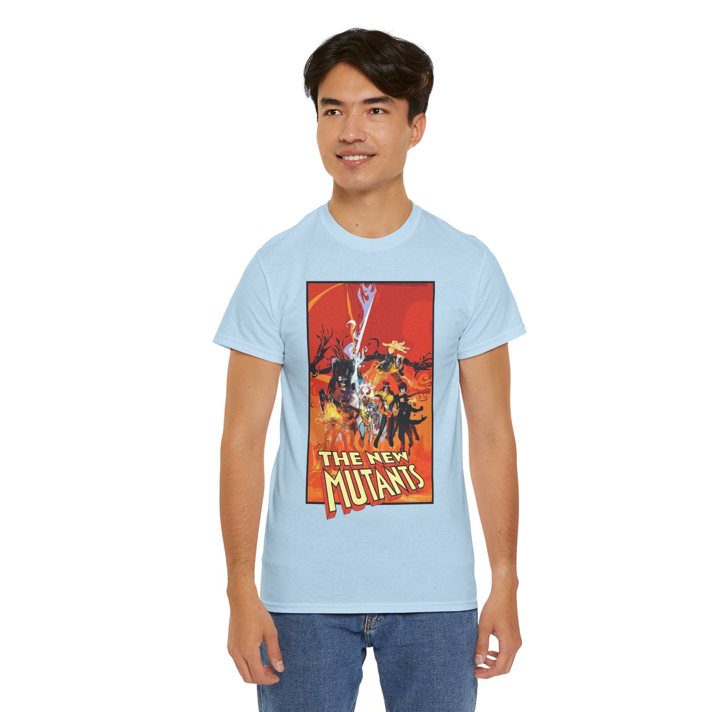 New Mutants T-Shirt - Bill Sienkiewicz Art - Marvel Comics - Magik, Warlock, Cannonball, Wolsbane, Sunspot
