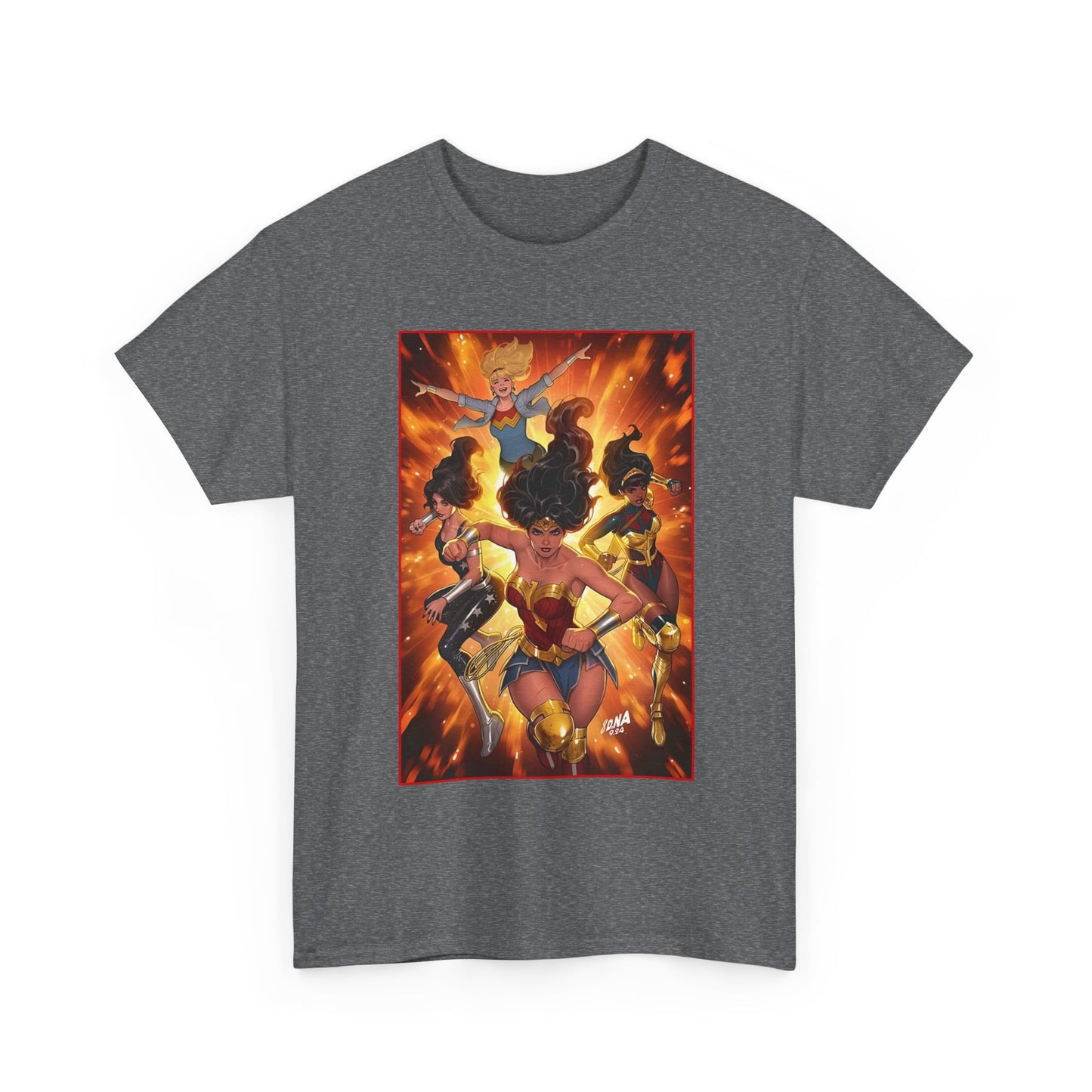Wonder Woman & the Wonder Girls T-Shirt - David Nakayama Art - Donna Troy, Cassie Sandsmark, Yara Flor - #17 Variant Cover Art - DC Comics