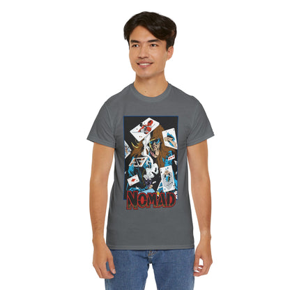 Nomad T-Shirt - S. Clarke Hawbaker, Mark McKenna Art - Jack Monroe - Playing Cards with Deadpool & Bushwacker - Marvel Comics