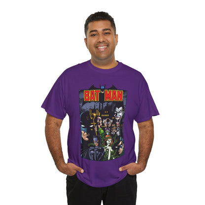 Batman T-Shirt - George Perez Art - Arkham Asylum - Joker, Catwoman, Poison Ivy, Riddler, Nightwing - DC Comics