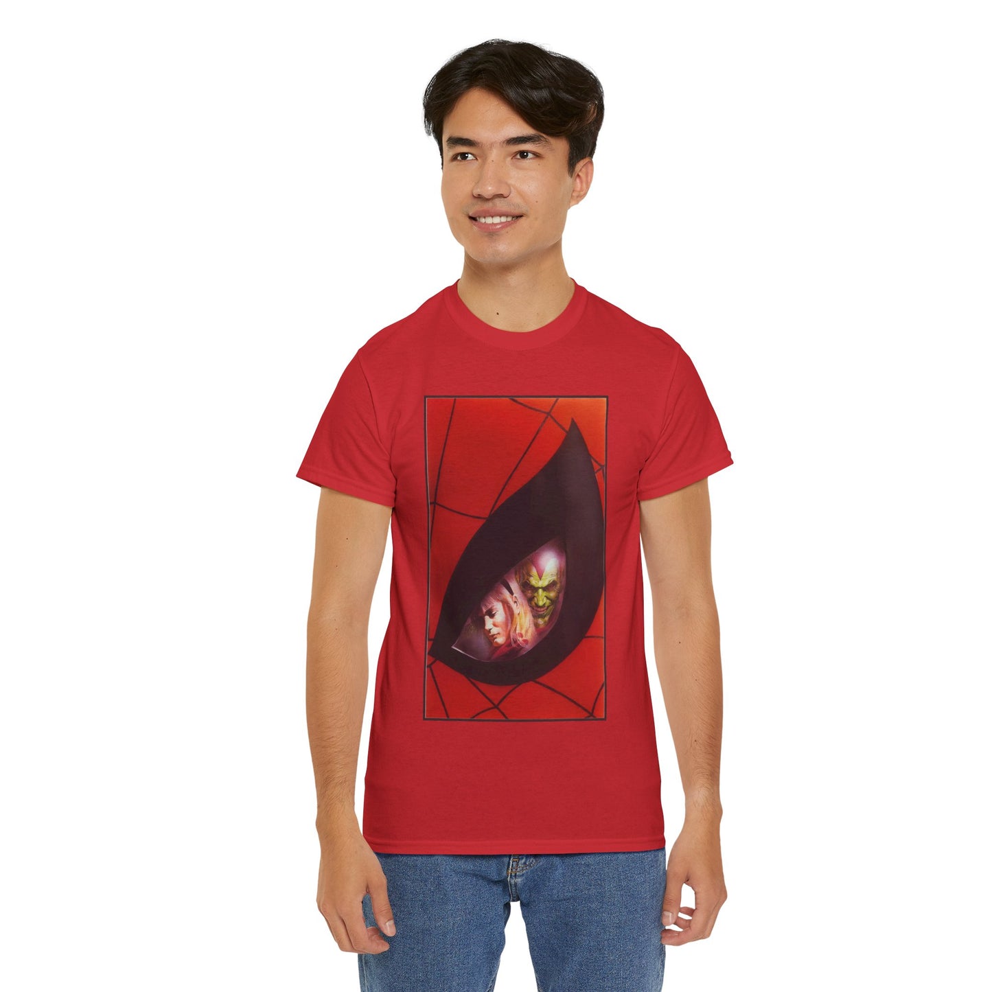 Spider-Man T-Shirt - Alex Ross Art - Marvels Cover - Green Goblin Vs Gwen Stacy - Marvel Comics