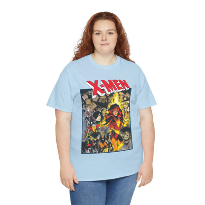 Uncanny X-Men T-Shirt - Arthur Adams Art - Dark Phoenix: From the Ashes Story - Storm, Cyclops, Wolverine, Rogue, Colossus, Nightcrawler - Marvel Comics