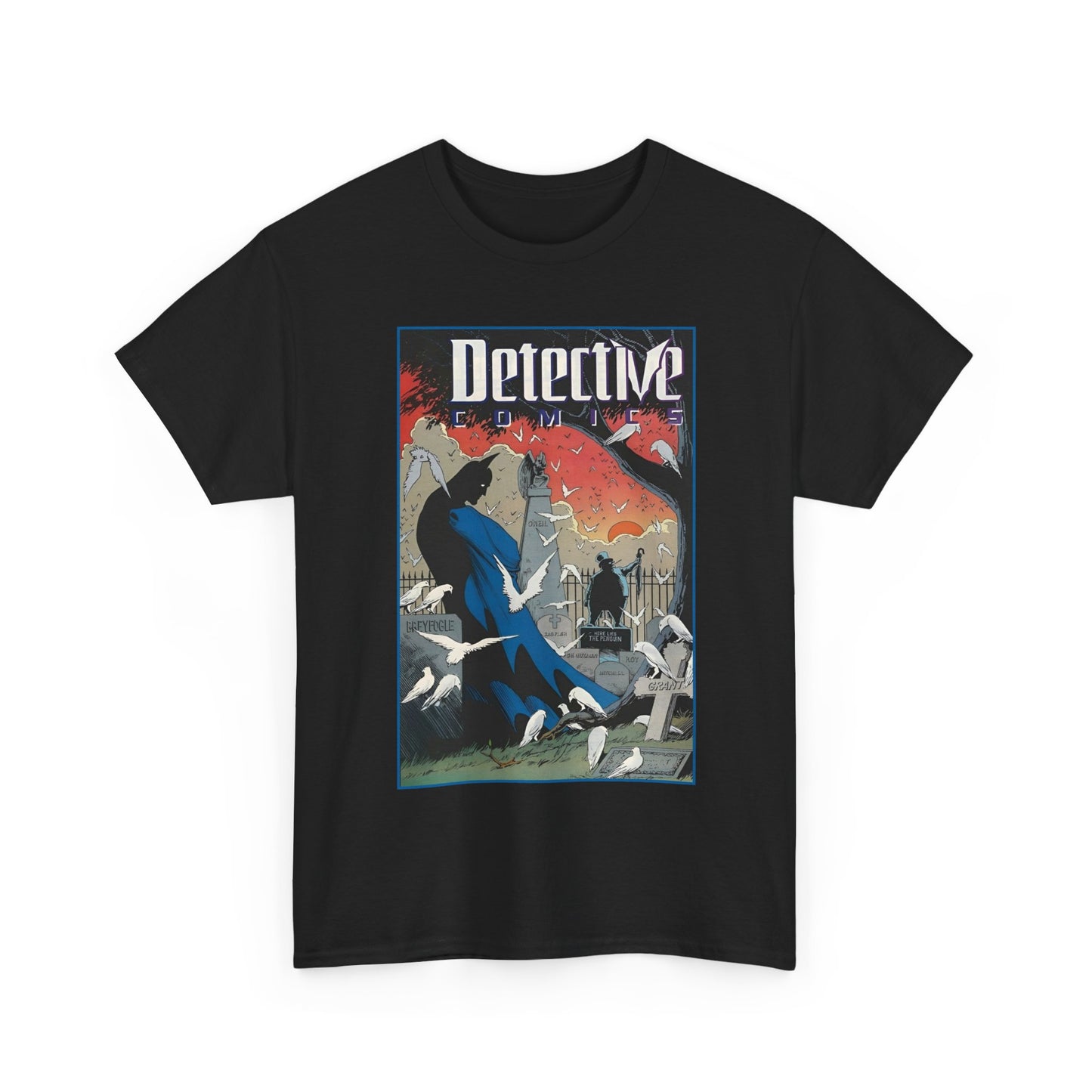 Detective Comics T-Shirt - Norm Breyfogle Art - Batman, Penguin - DC Comics