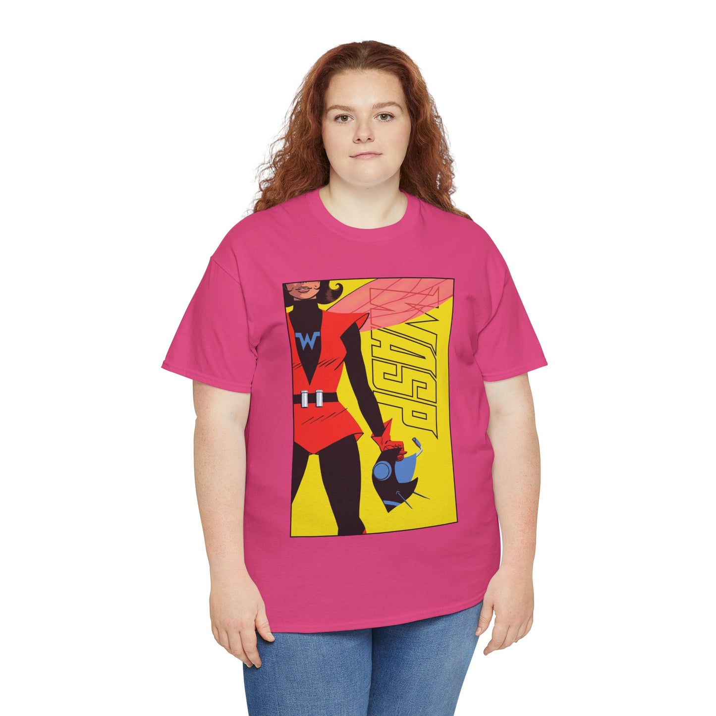Wasp T-Shirt - Tom Reilly Art - Avengers Founding Member - Marvel Comics