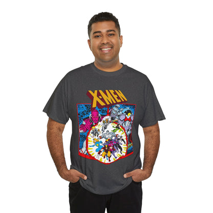 Uncanny X-Men T-Shirt - Arthur Adams Art - Wolverine, Havok, Rogue, Colossus, Psylocke, Longshot, Storm, Dazzler - High Evolutionary - Marvel Comics