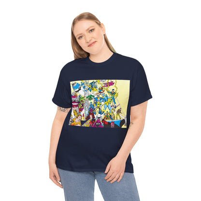 Who's Who in the DC Universe T-Shirt - George Perez Art - Black Lightning, Black Orchid - #3 Cover Art - DC Comics