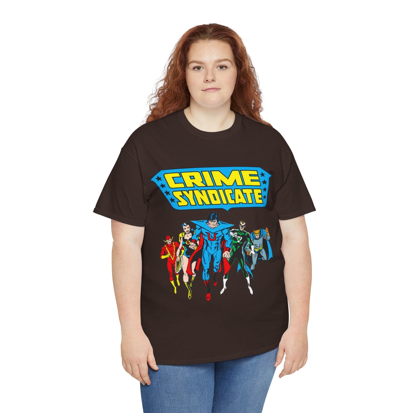 Crime Syndicate T-Shirt - Ultraman, Owlman, Superwoman, Power Ring, Johnny Quick - Earth 3 Justice League Villains - DC Comics