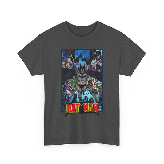 Batman T-Shirt - John Byrne Art - Joker, Catwoman, Poison Ivy - Caped Crusader - DC Comics