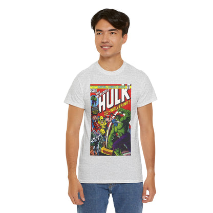 Incredible Hulk #181 T-Shirt - First Appearance of Wolverine - Vs The Wendigo - Marvel Comics