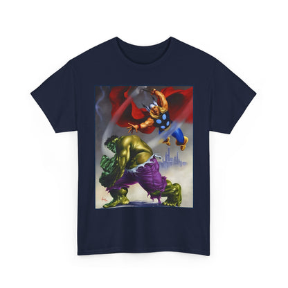 Incredible Hulk & Thor T-Shirt - Joe Jusko Art - Marvel Comics