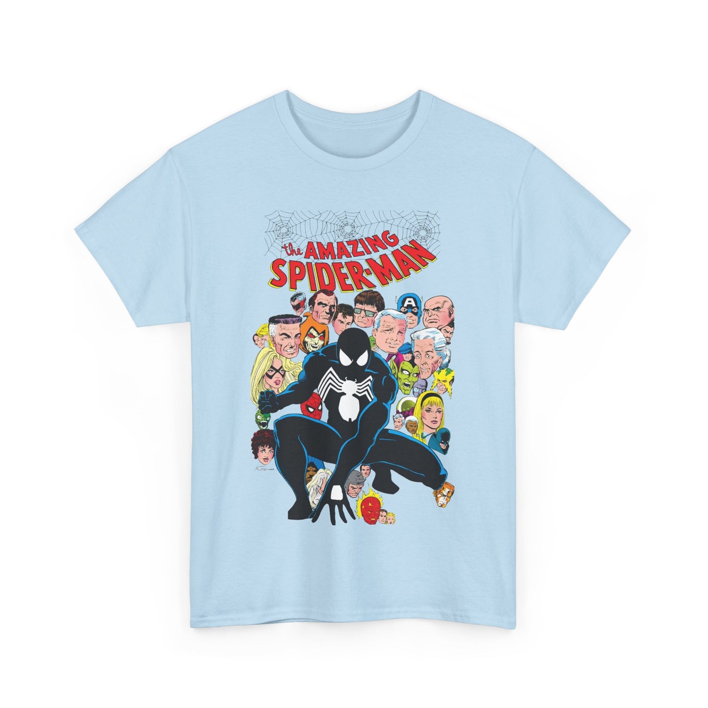 Amazing Spider-Man T-Shirt - Green Goblin, Kingpin, Hobgoblin, Electro, Black Cat, Mysterio, Doctor Octopus, Gwen Stacy - Marvel Comics