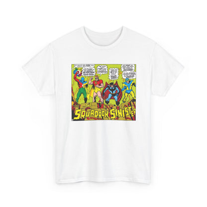 Squadron Sinister T-Shirt - Sal Buscema Art - Dr. Spectrum, Hyperion, Nighthawk, The Whizzer - Marvel Comics