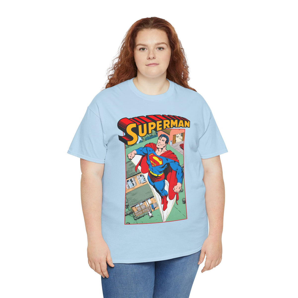 Superman T-Shirt - John Byrne Art - Man of Steel, Smallville - DC Comics