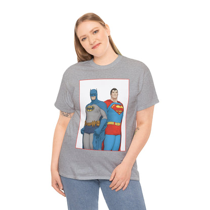 Superman & Batman T-Shirt - Frank Quitely Art - World's Finest Variant Cover Art - DC Comics