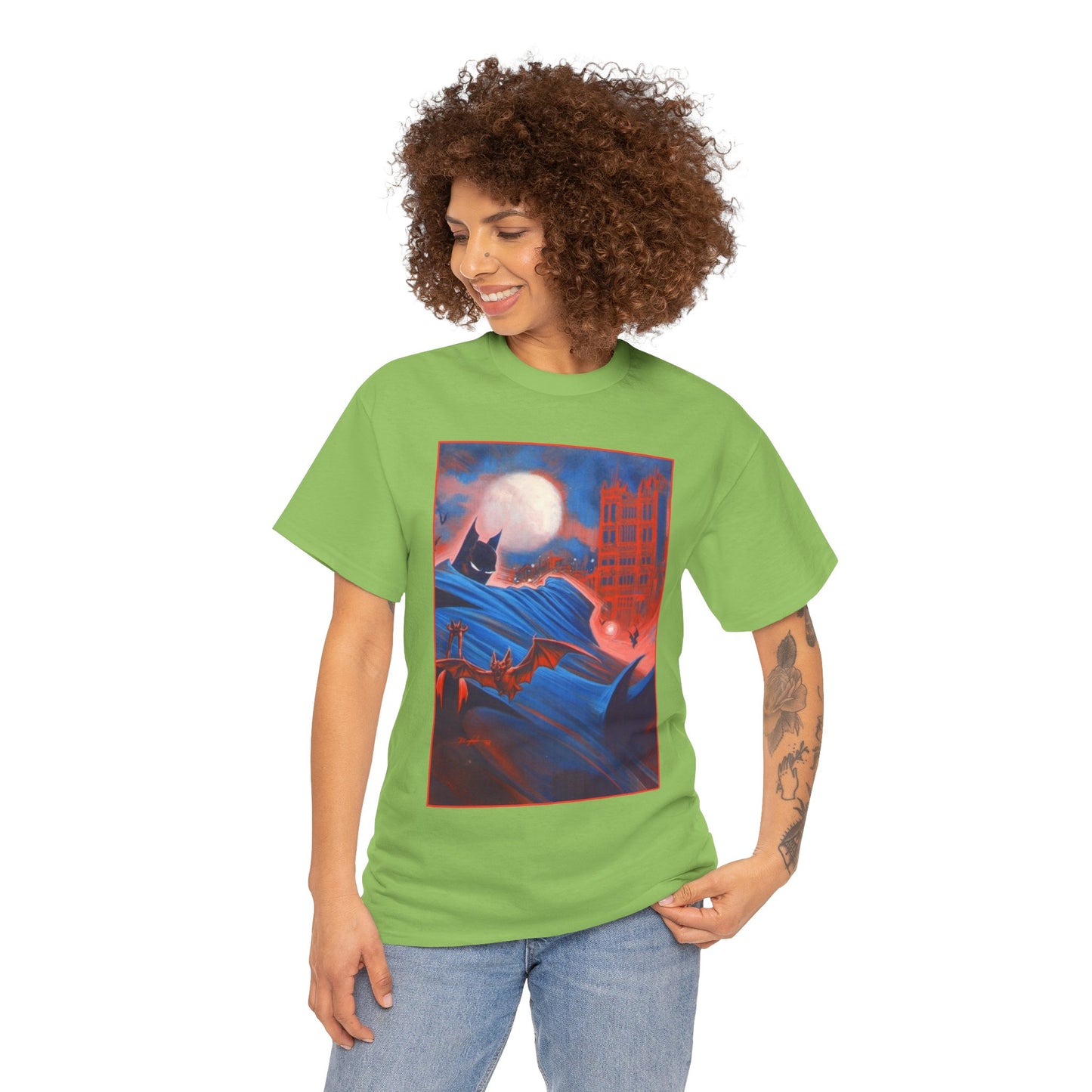 Batman Holy Terror T-Shirt - Norm Breyfogle Painted Promotional Art - Elseworlds - DC Comics
