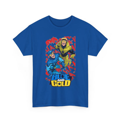 Booster Gold & Blue Beetle T-Shirt - DC Comics - Justice League International Members - Ted Kord