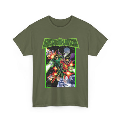 Green Lantern T-Shirt - George Perez Art - Hal Jordan & Alan Scott - Silver Age & Golden Age - DC Comics