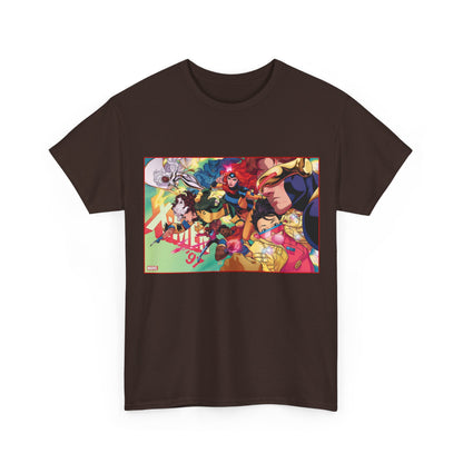 X-Men '97 T-Shirt - Russell Dauterman Art - Cyclops, Jean Grey, Rogue, Storm, Jubilee, Beast, Gambit, Bishop, Wolverine - Marvel Comics
