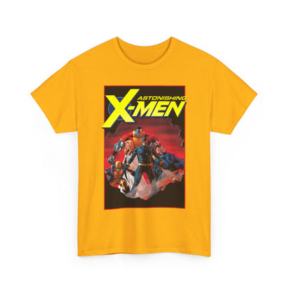Astonishing X-Men T-Shirt - John Cassady Art - Cyclops, Beast, Wolverine, Colossus, Emma Frost - Marvel Comics