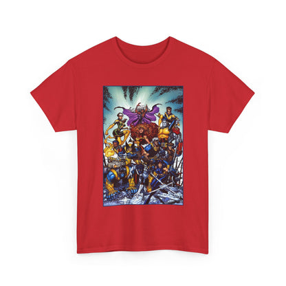 X-Men Revolution T-Shirt - Arthur Adams Art - Jean Grey, Storm, Wolverine, Cable, Rogue, Beast, Colossus, Gambit, Nightcrawler, Psylocke, Thunderbird III - Marvel Comics