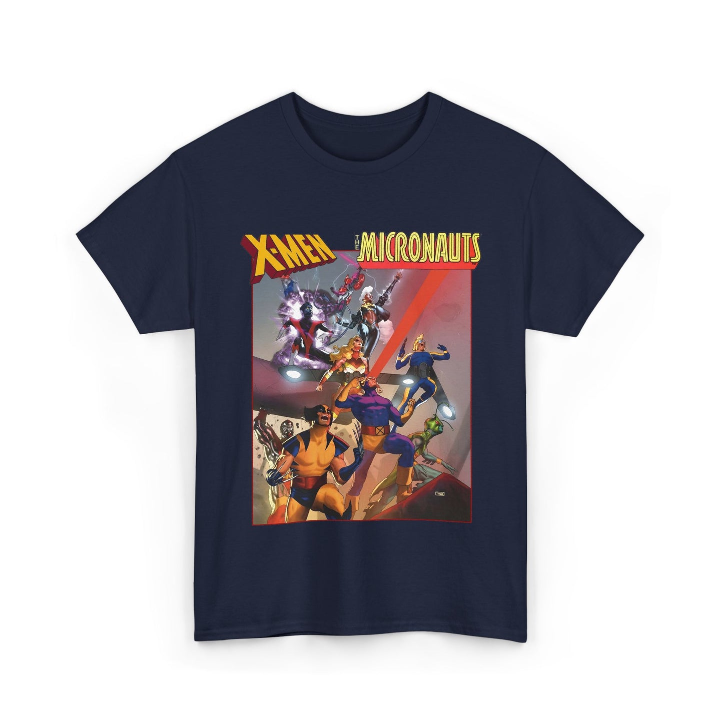 Uncanny X-Men/Micronauts T-Shirt - Taurin Clarke Art - Marvel Comics
