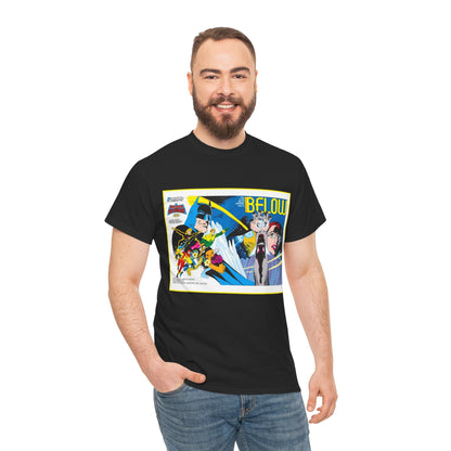 Batman & the Outsiders T-Shirt - Alan Davis Art - Promotional Poster - Looker, Halo, Katana, Geo-Force, Metamorpho, Black Lightning - DC Comics