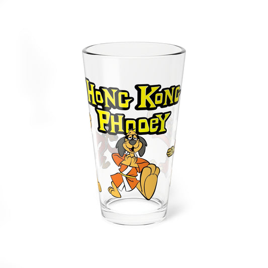 Hong Kong Phooey Pint Glass, 16oz -  Penrod "Penry" Pooch - Mild-Mannered Janitor - Hanna-Barbera Saturday Morning Cartoon