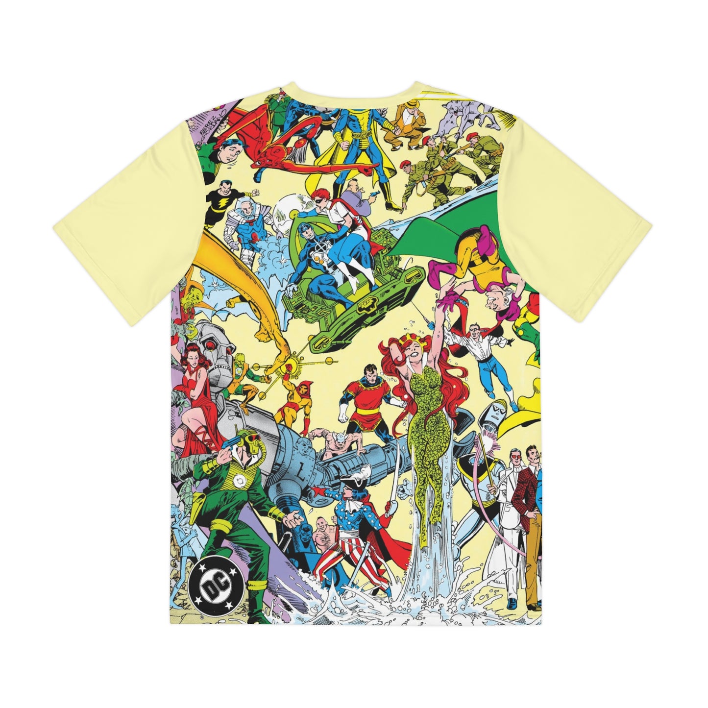 Who's Who in the DC Universe #15 All Over Print Tee (Polyester) - George Perez Art - Mr. Miracle, Metamorpho, Mirror Master - DC Comics