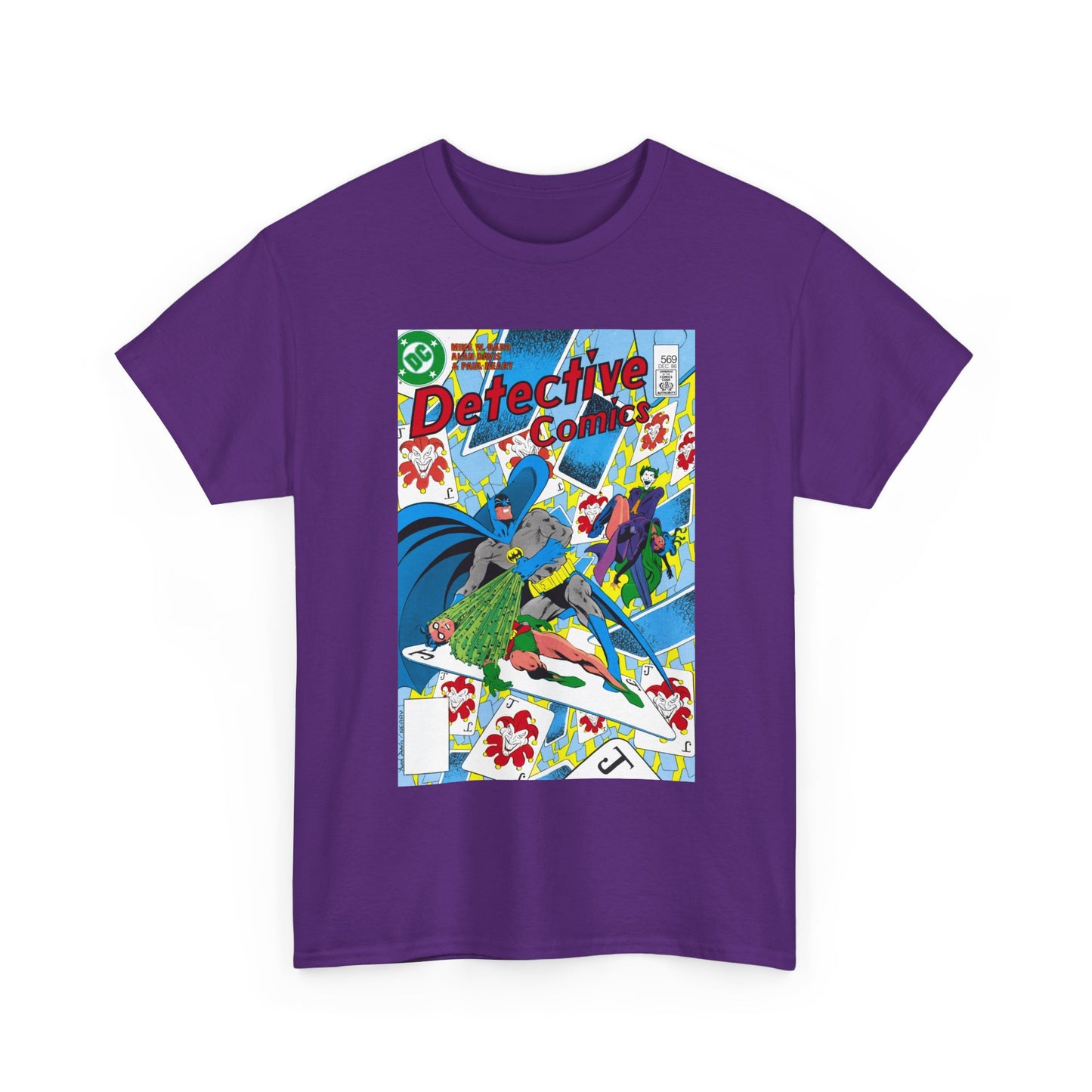 Detective Comics #569 T-Shirt - Alan Davis Art - Batman, Robin, Joker, Catwoman - DC Comics