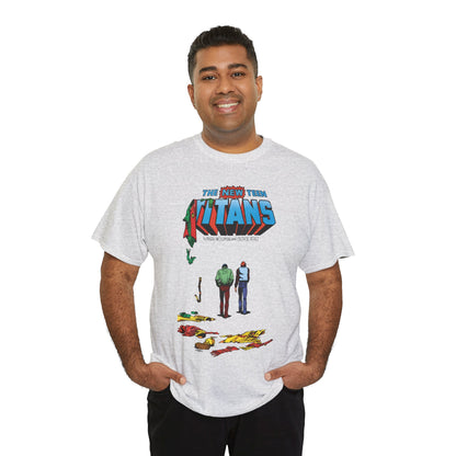 New Teen Titans T-Shirt - George Perez Art - Robin, Kid Flash Quitting - #39 Cover - DC Comics
