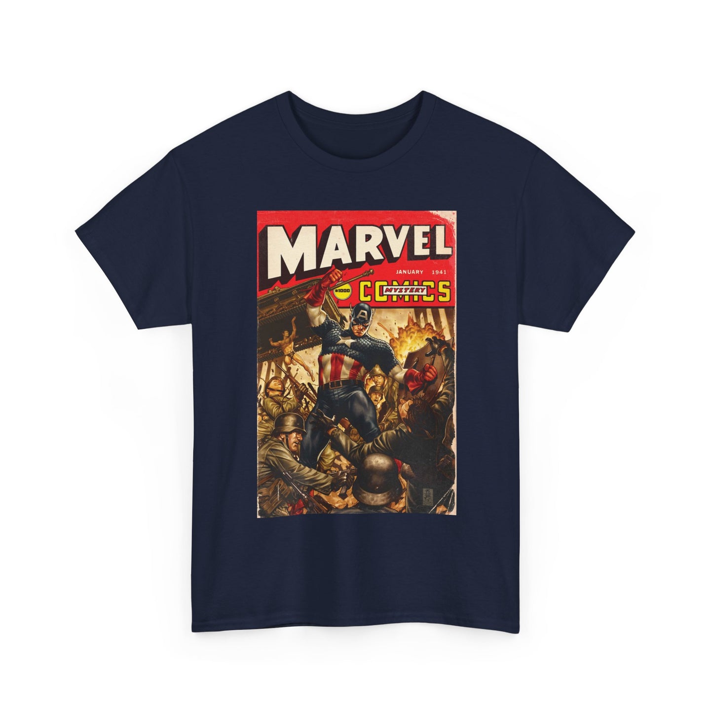 Marvel Comics #1000 T-Shirt - Captain America Cover Art - Marvel Comics