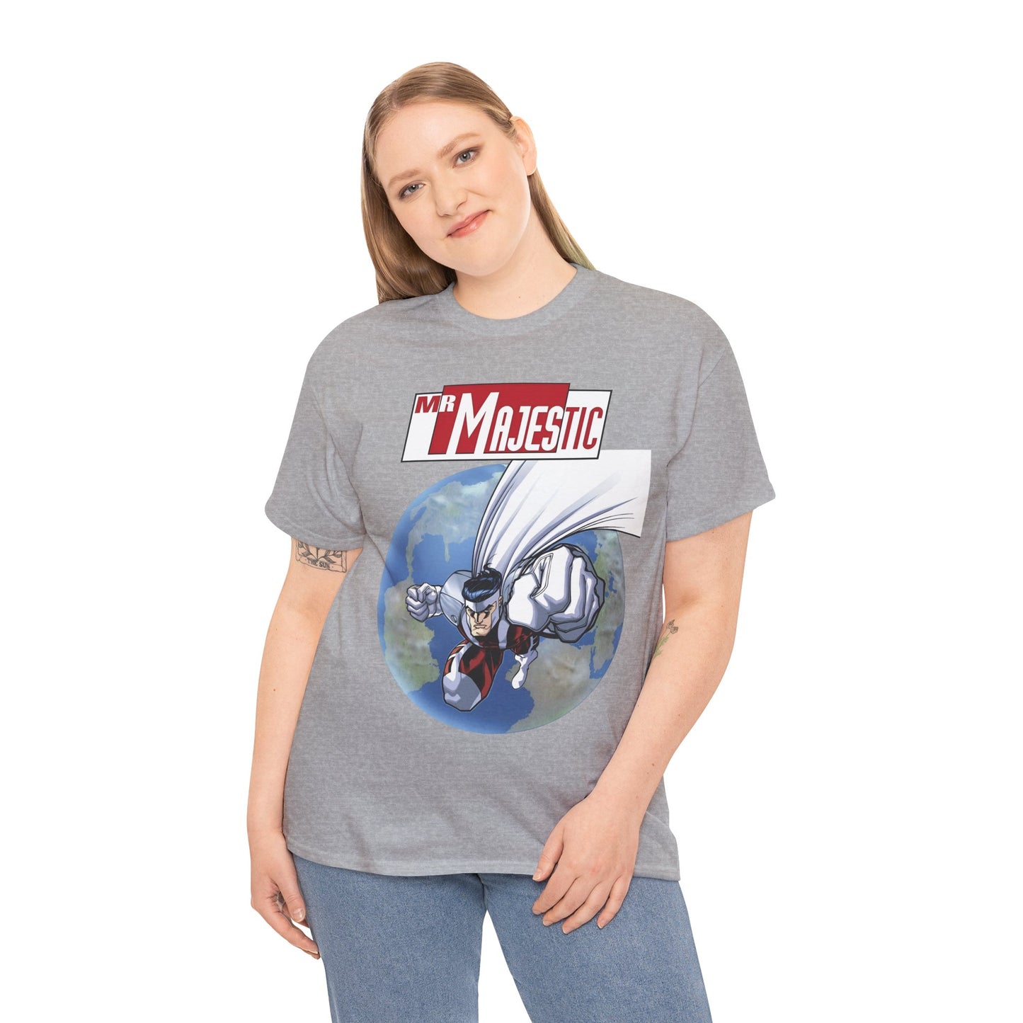 Mr. Majestic T-Shirt - Ed McGuiness Variant Cover Art - DC/Wildstorm Comics