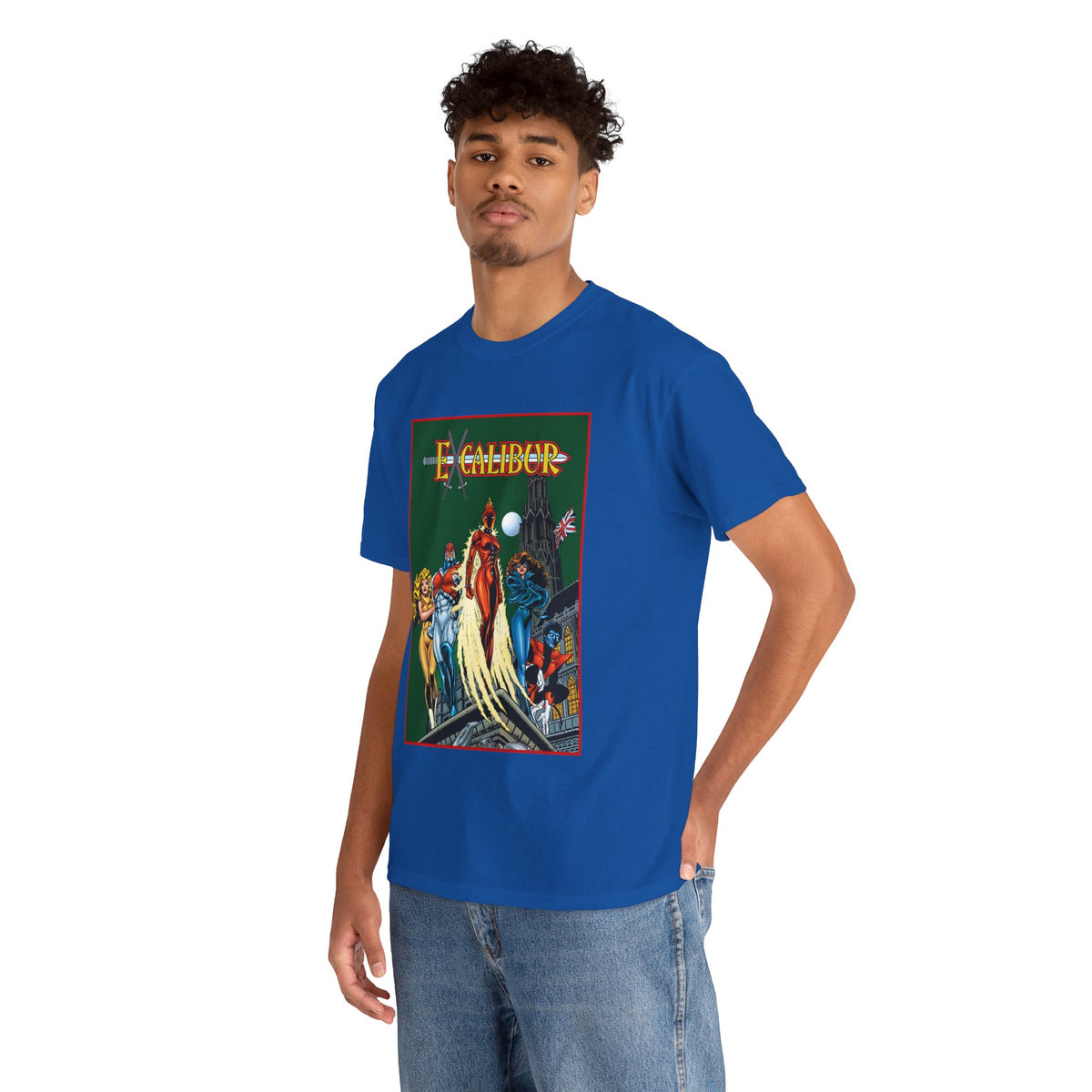 Excalibur T-Shirt - Nightcrawler, Phoenix, Captain Britain - Alan Davis Art - Marvel Comics