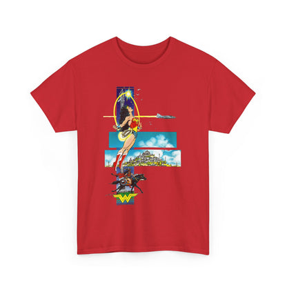 Wonder Woman T-Shirt - George Perez Art - From History of the DC Universe Series - Themyscira - DC Comics