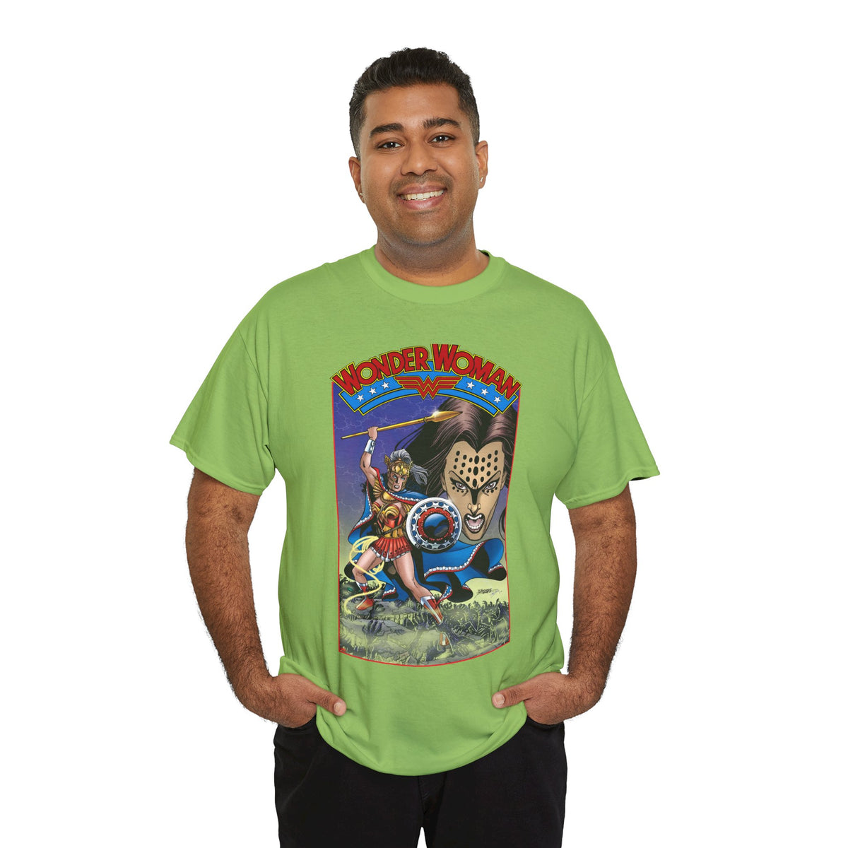 Wonder Woman T-Shirt - George Perez Art - Cheetah, 1980s - DC Comics