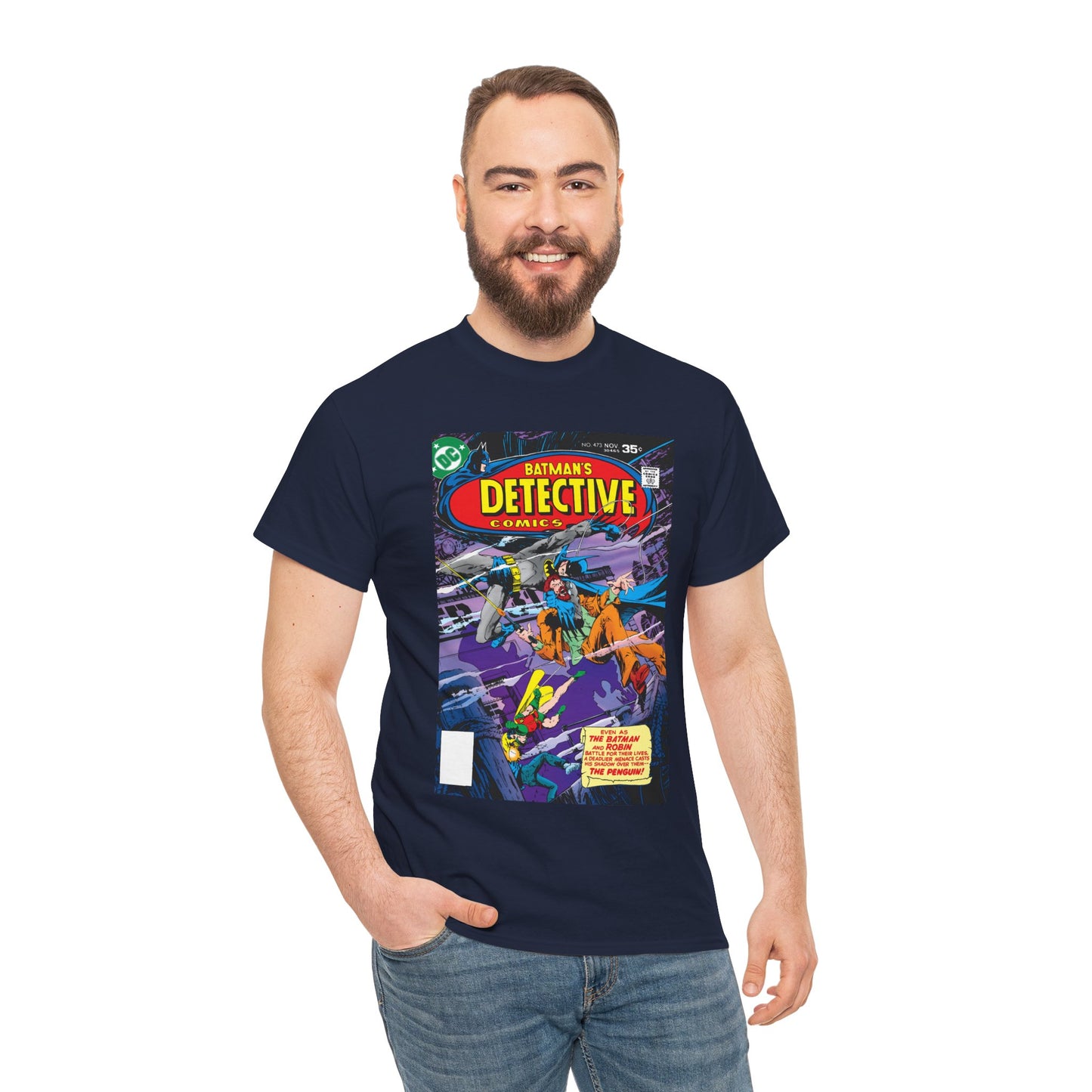 Detective Comics #473 T-Shirt - Marshall Rogers Art - Robin Appearance - DC Comics