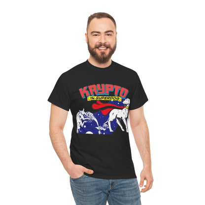 Krypto T-Shirt - James Gunn Superman Movie 2025 - Superman's Beloved Pet -Super Dog from Krypton - Stays at the Fortress of Solitude - DC Comics