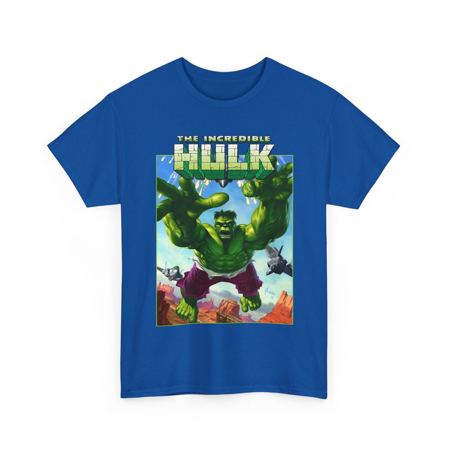 Incredible Hulk T-Shirt - Joe Jusko Art - Bruce Banner - Marvel Comics