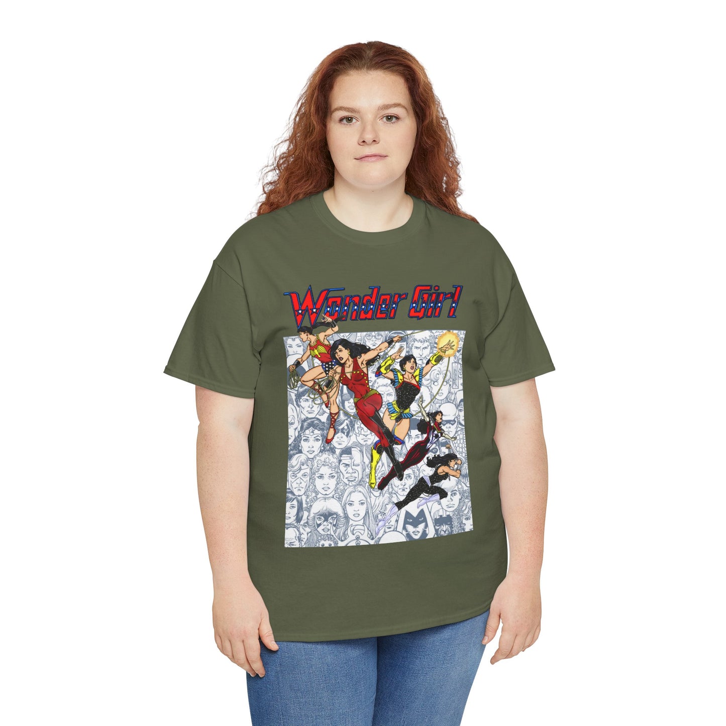 Wonder Girl T-Shirt - Alternate Logo - George Perez Art - DC Comics