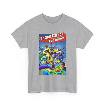 Captain Carrot & Zoo Crew T-Shirt - DC Comics Bronze Age Funny Animals, Superman Guest Star - 1980s