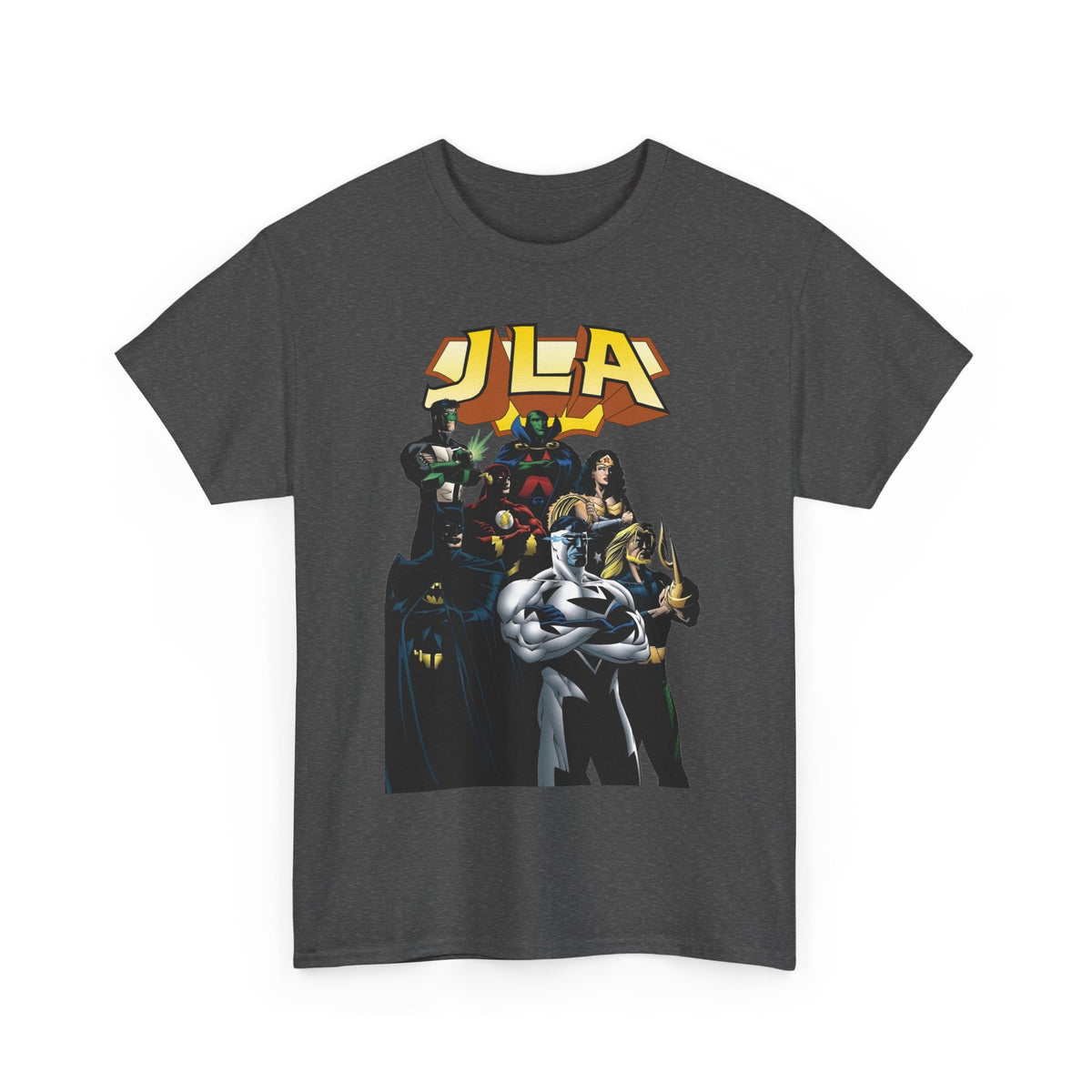 JLA T-Shirt - Howard Porter Art - Superman, Batman, Wonder Woman, Flash - DC Comics