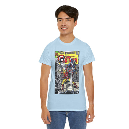 Tales of Suspense T-Shirt - George Perez #58 Cover Homage Art - Captain America & Iron Man - Marvel Comics