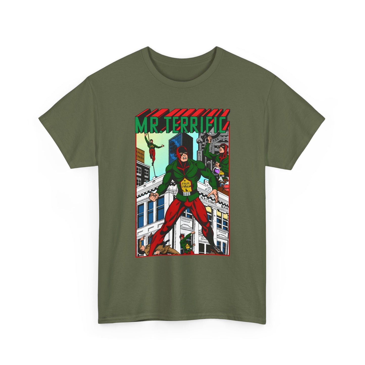 Mr Terrific T-Shirt - JSA Member - Golden Age Hero - DC Comics