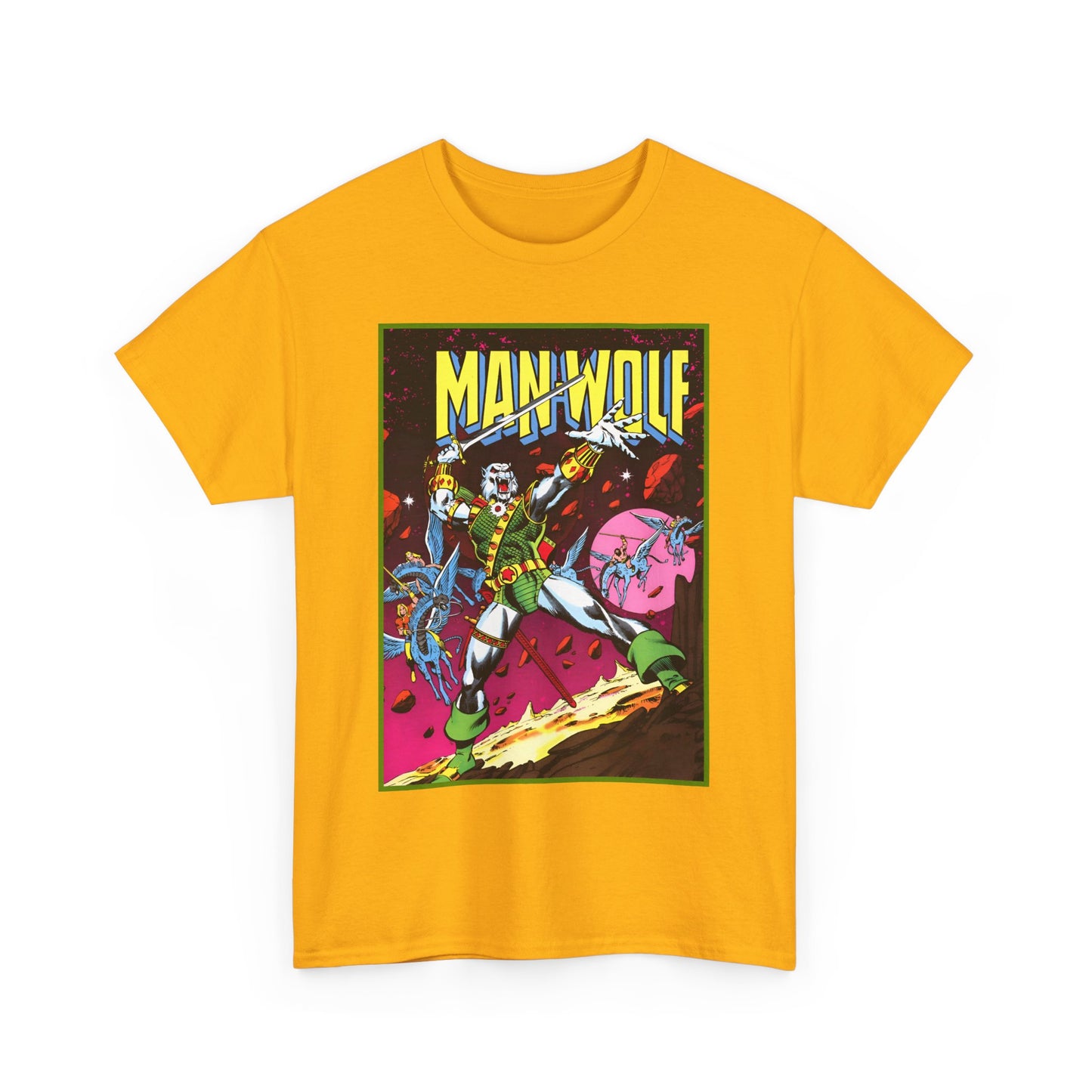 Man-Wolf T-Shirt - George Perez Art - Colonel John Jameson - Marvel Premiere #45 Cover Art - Marvel Comics
