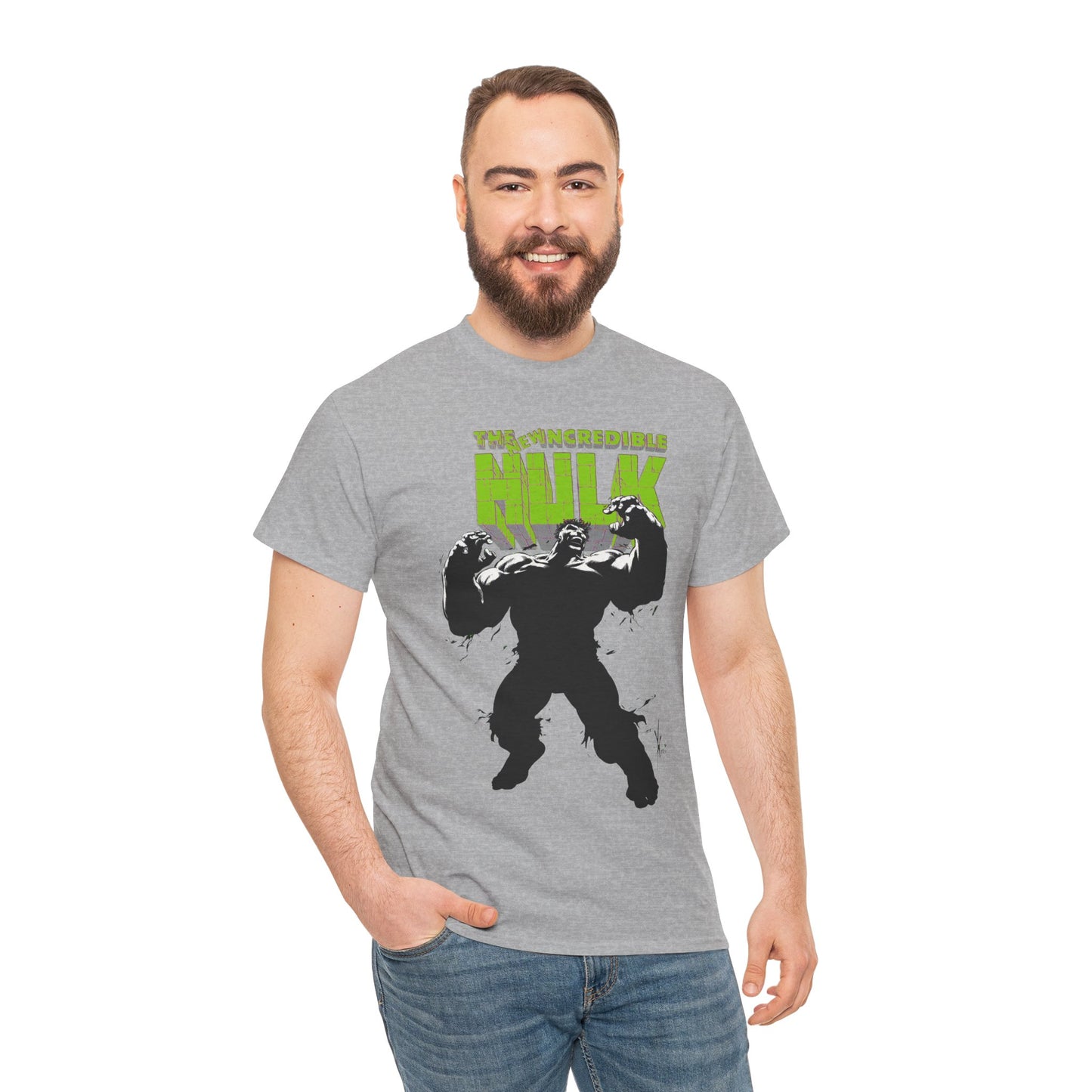 Incredible Hulk T-Shirt - Dale Keown Art - Bruce Banner, Gamma Radiation - Peter David 1990s Run - Marvel Comics