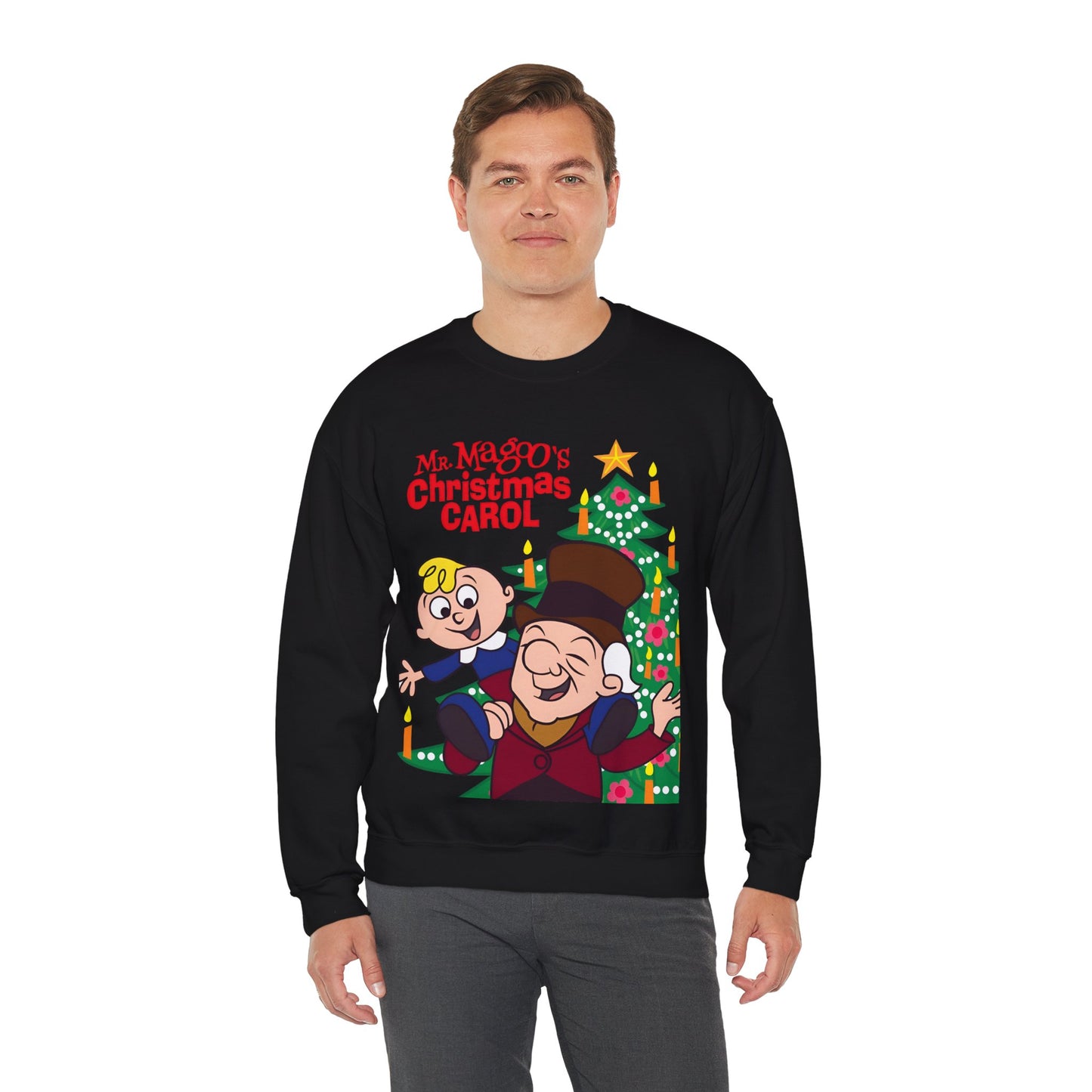 Mr. Magoo's Christmas Carol Crewneck Sweatshirt - UPA 1960s TV Holiday Special
